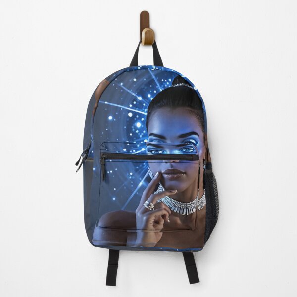 Item preview, Futuristic Woman with Digital Halo designed and sold by SassyArtistry.