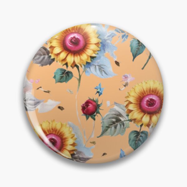 Item preview, Vintage  style  sunflowers designed and sold by Nice-patterns.