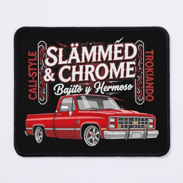 Item preview, Slammed Squarebody – Custom Chevrolet C10 Truck Art designed and sold by BronArtworks.