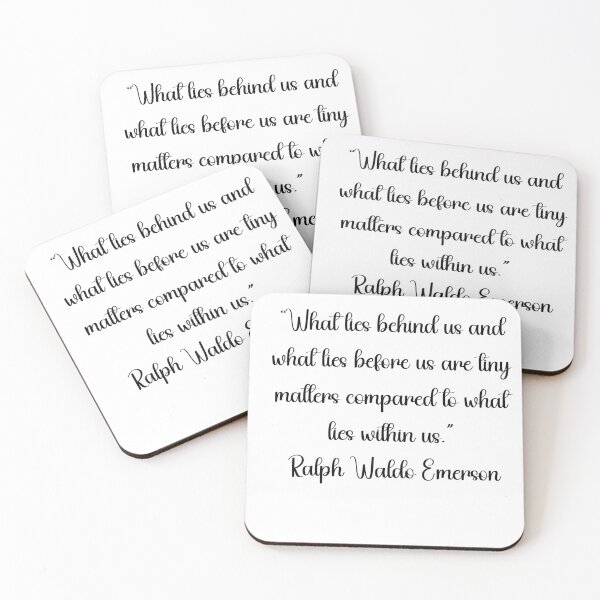 Item preview, Ralph Waldo Emerson Quotes designed and sold by 4ever-Undaunted.