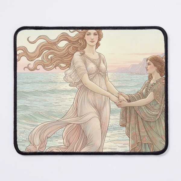 Aperçu de l'œuvre Birth of Venus Reimagined by the Sea créée et vendue par LumAIere.com.