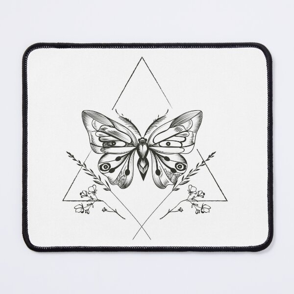 Item preview, Boho Butterfly Botanic - Delicate Line Art designed and sold by xKaPie.