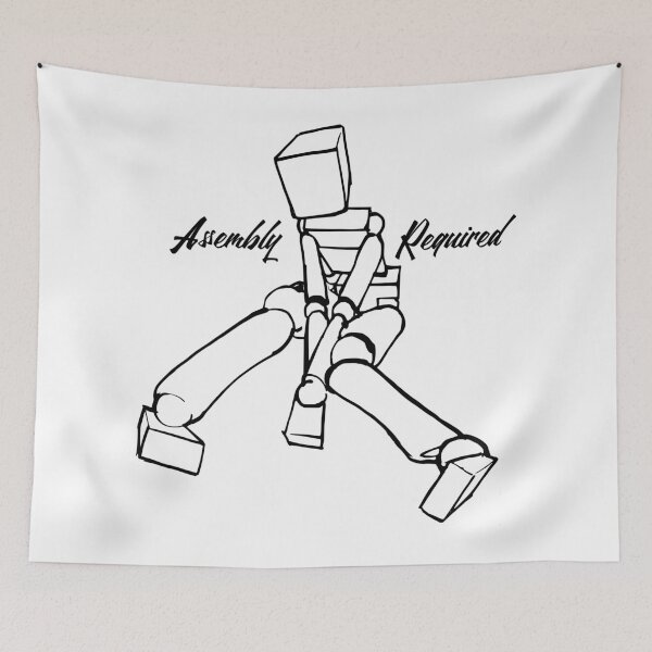 Item preview, Assembly Required Funny Print: Disassembled Art Mannequin Tee designed and sold by activlifewear.
