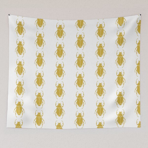 Item preview, Beetle Silhouette | Minimalist Insect Art designed and sold by JollyCritters.