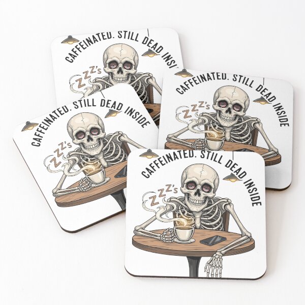 Item preview, Caffeinated.Still Dead Inside  designed and sold by VandalMuse.