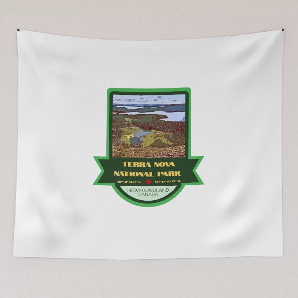 Item preview, Terra Nova National Park Vintage Retro Sticker – Canada National Park Badge Design designed and sold by RouseDesigns.