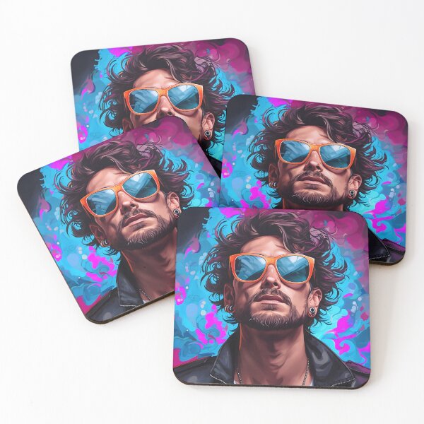Item preview, Colorful man Portrait  designed and sold by TheStylist1.