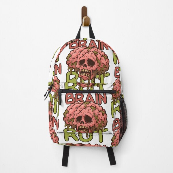 Item preview, Brain Rot Meme Cartoon – Internet Decay Aesthetic Design designed and sold by JMKPrintPress.
