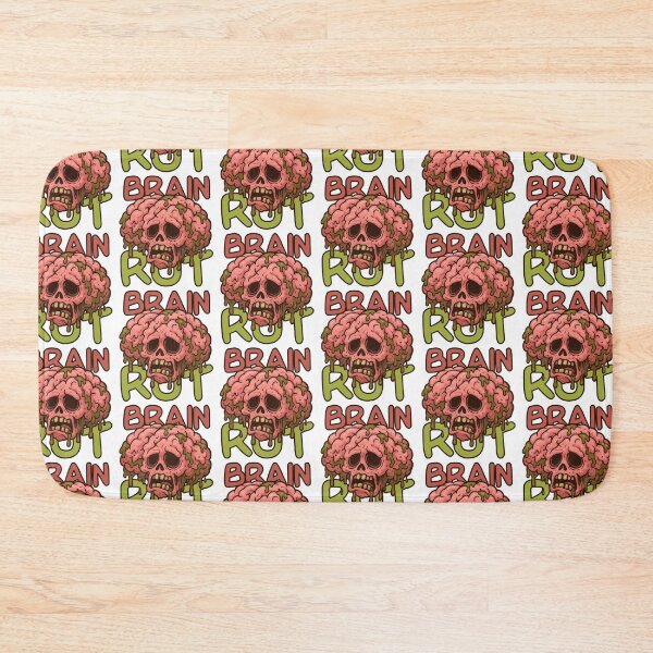Item preview, Brain Rot Meme Cartoon – Internet Decay Aesthetic Design designed and sold by JMKPrintPress.