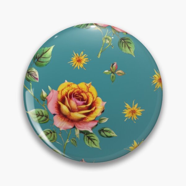 Item preview, Vintage multicolored roses. designed and sold by Nice-patterns.