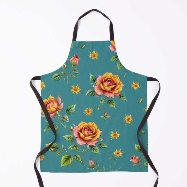 Item preview, Vintage multicolored roses. designed and sold by Nice-patterns.