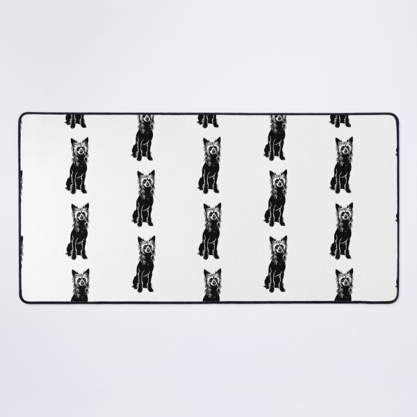 Item preview, Chinese Crested Dog Silhouette | Minimalist Canine Art designed and sold by JollyCritters.
