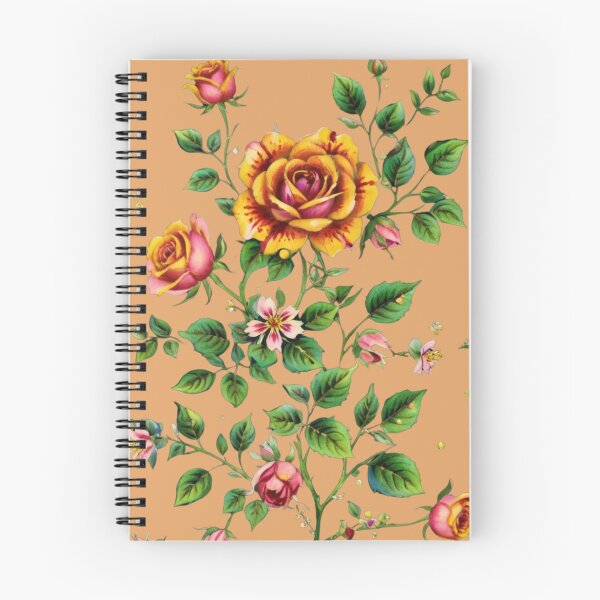 Item preview, vintage-style golden roses designed and sold by Nice-patterns.