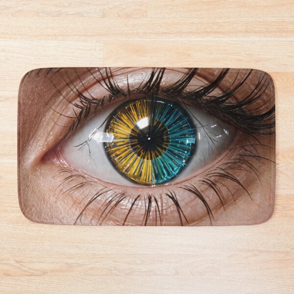Item preview, Close Up of Eye with Yellow and Blue Iris designed and sold by SassyArtistry.