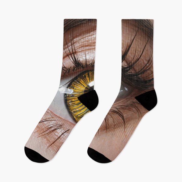 Item preview, Close Up of Eye with Yellow and Blue Iris designed and sold by SassyArtistry.