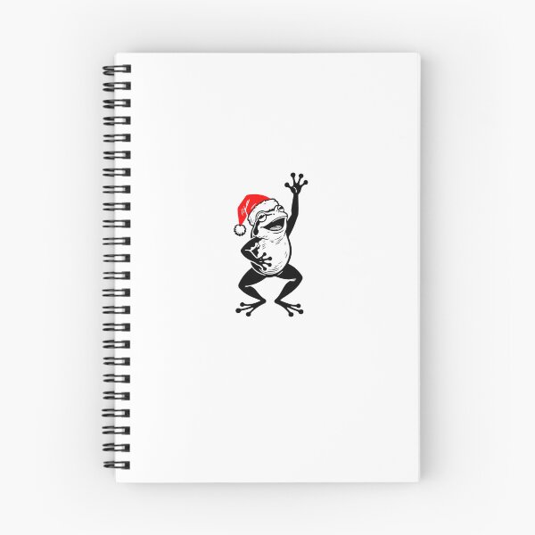 Item preview, Festive Frog with Santa Hat Silhouette | Christmas Cheer Minimalist Art designed and sold by JollyCritters.