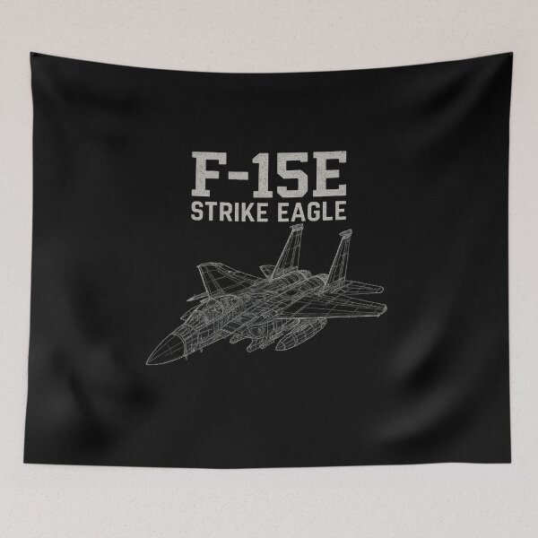 Item preview, F-15E Strike Eagle Blueprint designed and sold by getpressedshirt.