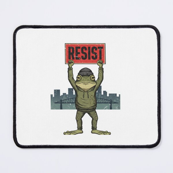 Item preview, Protest Frog Sticker | Resist Sign | Urban Street Art Style designed and sold by Creative Spark.