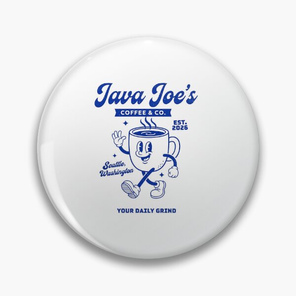 Artikelvorschau, Java Joe's Retro Kaffeetasse Maskottchen Daily Grind entworfen und verkauft von HoopeStylee.