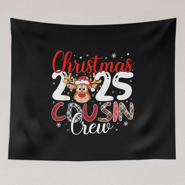 Item preview, Christmas Cousin Crew 2025 Matching Family Xmas Pajamas designed and sold by ShanikaTutson.
