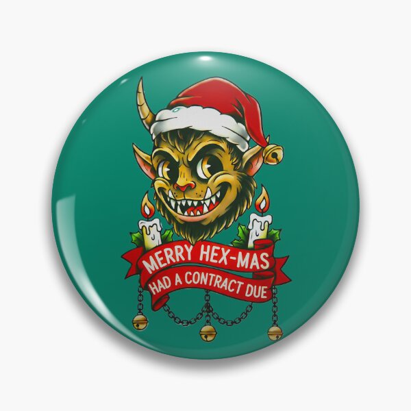 Item preview, Merry Hex-Mas Funny Krampus Horror Christmas designed and sold by CoffinsArt.