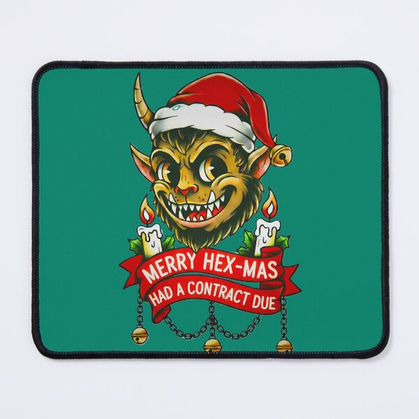 Item preview, Merry Hex-Mas Funny Krampus Horror Christmas designed and sold by CoffinsArt.