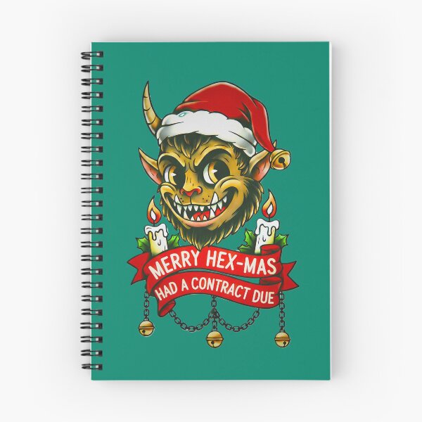 Item preview, Merry Hex-Mas Funny Krampus Horror Christmas designed and sold by CoffinsArt.