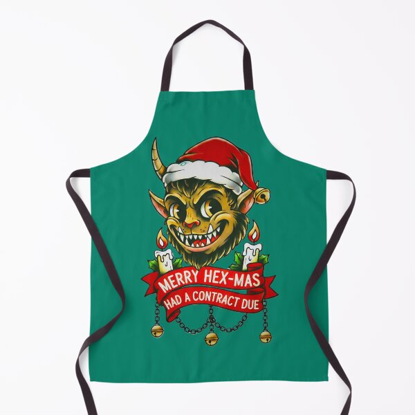 Item preview, Merry Hex-Mas Funny Krampus Horror Christmas designed and sold by CoffinsArt.