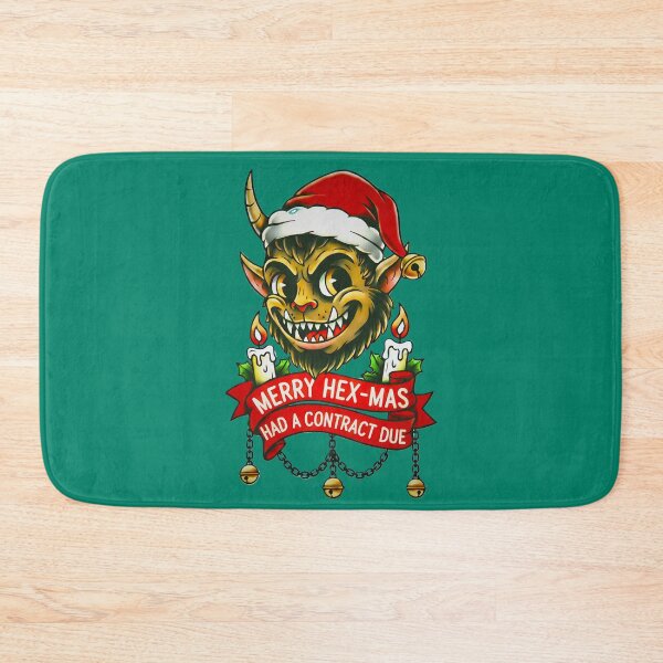 Item preview, Merry Hex-Mas Funny Krampus Horror Christmas designed and sold by CoffinsArt.