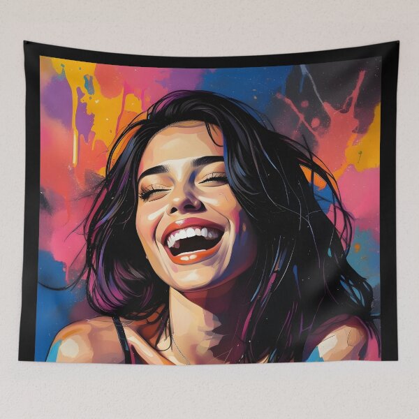 Item preview, Colorful woman Portrait designed and sold by TheStylist1.