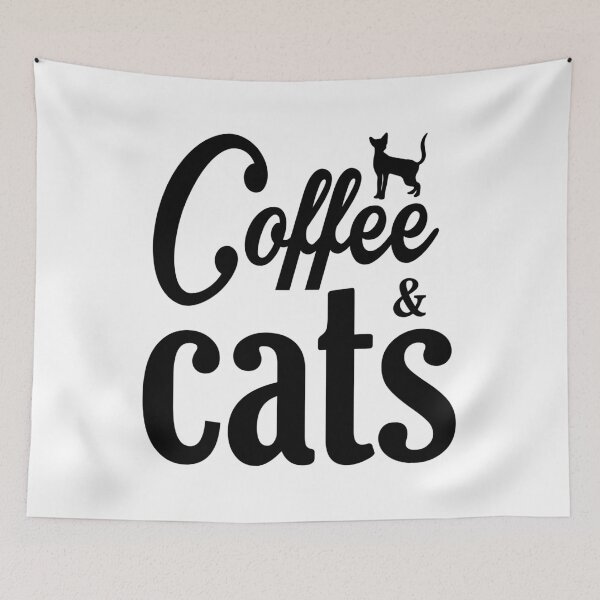 Item preview, Cats & Coffee - Black Edition  designed and sold by RoastZeit.