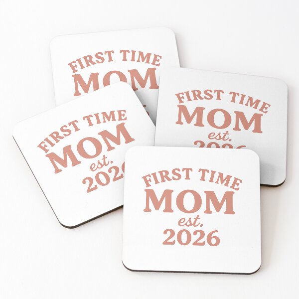 Item preview, First Time Mom est. 2026 designed and sold by CharmStudio.