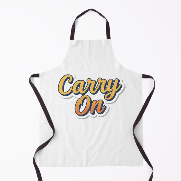 Item preview, Carry On | Retro Script Sticker | Positive Motivational Typograph designed and sold by Creative Spark.