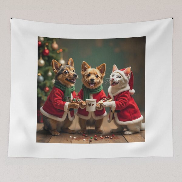 Item preview, Pawliday Cheer Crew designed and sold by PetJoyPrintsCO.
