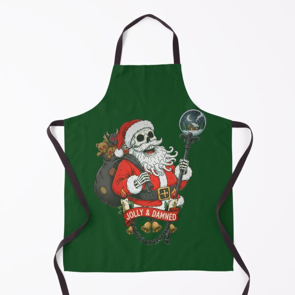 Item preview, Jolly & Damned Skeleton Santa Claus Dark Art designed and sold by CoffinsArt.