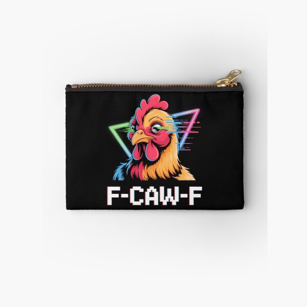 Item preview, F-Caw-F Creepy Rooster Funny Chicken Gothic Humor designed and sold by merlinnears.