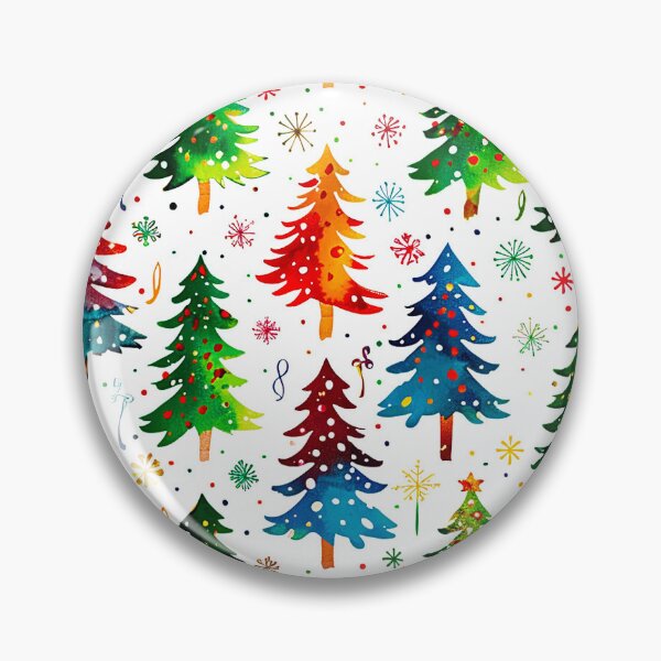 Item preview, Modern Colorful Christmas Trees Casually Sophisticated Art Designs designed and sold by DEC02.