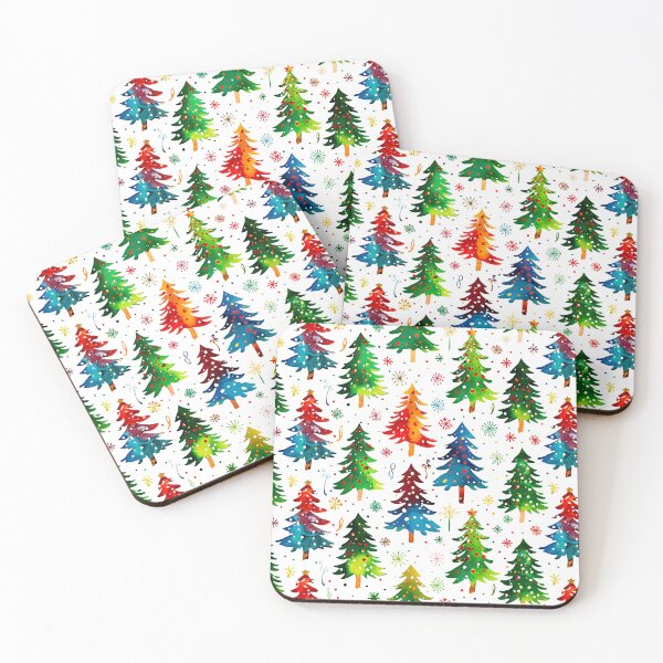 Item preview, Modern Colorful Christmas Trees Casually Sophisticated Art Designs designed and sold by DEC02.