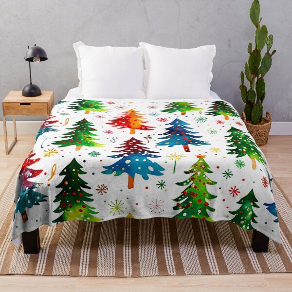 Item preview, Modern Colorful Christmas Trees Casually Sophisticated Art Designs designed and sold by DEC02.
