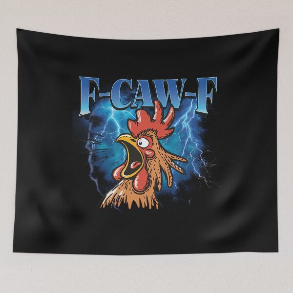 Item preview, Funny F Caw F Meme Chicken Fcawf Rooster Humor Sarcastic designed and sold by merlinnears.
