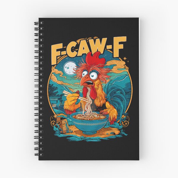 Item preview, Ramen Chicken F-Caw-F Funny Rooster Japanese Noodle Humor  designed and sold by merlinnears.