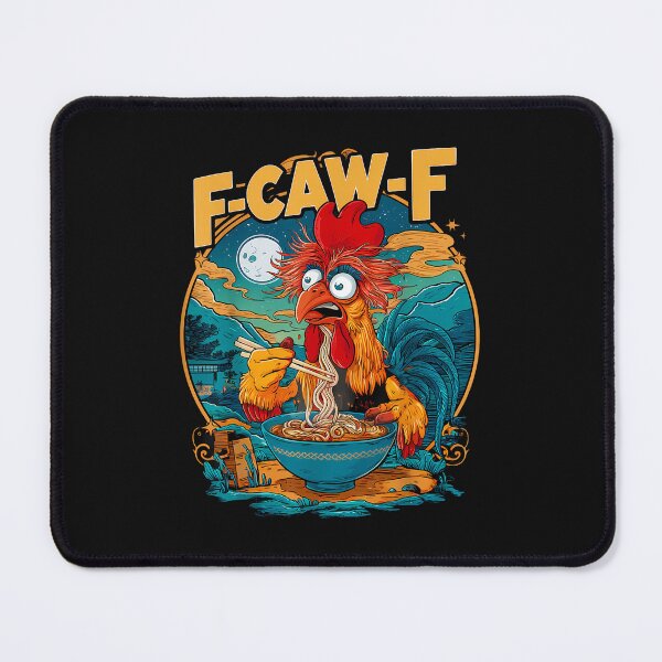 Item preview, Ramen Chicken F-Caw-F Funny Rooster Japanese Noodle Humor  designed and sold by merlinnears.