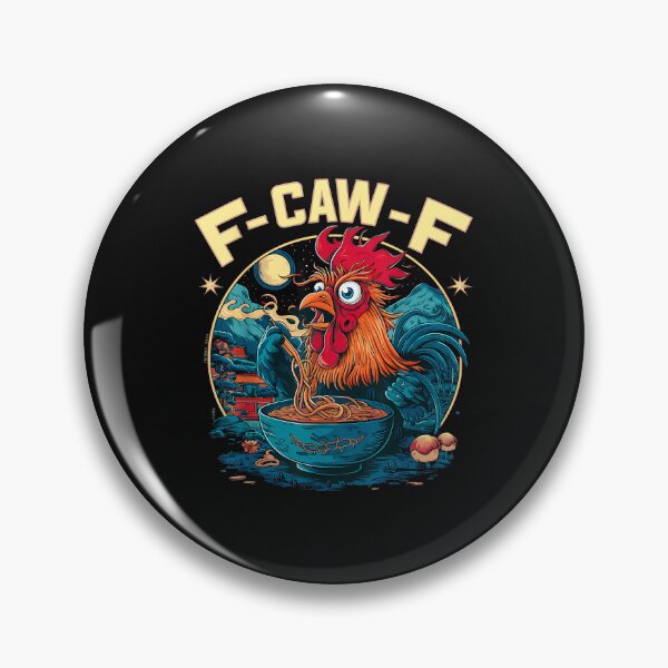Item preview, Ramen Chicken Funny Rooster F-Caw-F Japanese Noodle Humor designed and sold by merlinnears.