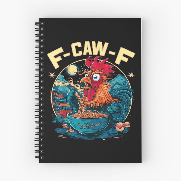 Item preview, Ramen Chicken Funny Rooster F-Caw-F Japanese Noodle Humor designed and sold by merlinnears.