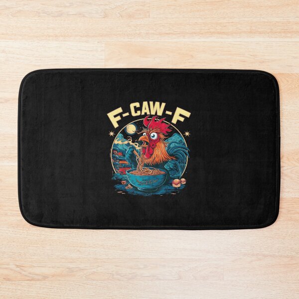 Item preview, Ramen Chicken Funny Rooster F-Caw-F Japanese Noodle Humor designed and sold by merlinnears.