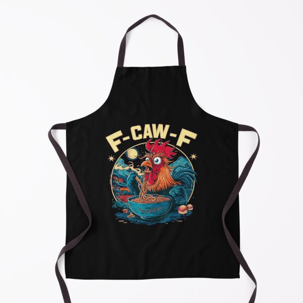 Item preview, Ramen Chicken Funny Rooster F-Caw-F Japanese Noodle Humor designed and sold by merlinnears.