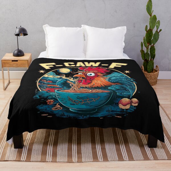 Item preview, Ramen Chicken Funny Rooster F-Caw-F Japanese Noodle Humor designed and sold by merlinnears.
