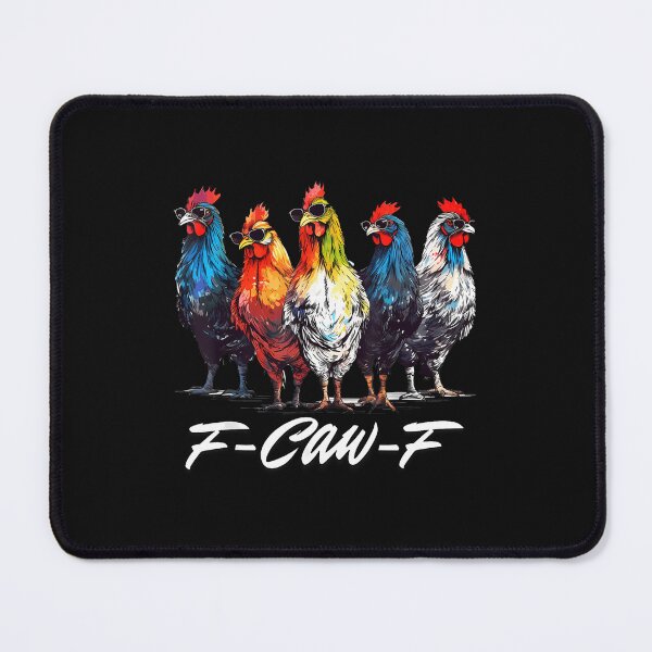 Item preview, F Caw F Chicken Tee Men Women Funny F-Caw-F Sarcastic designed and sold by merlinnears.