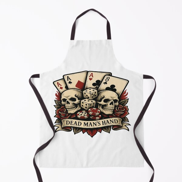 Item preview, Dead Man's Hand Skull Poker Artwork designed and sold by jimbo7664.