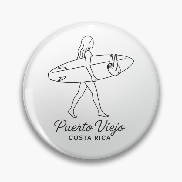 Item preview, Costa Rica Puerto Viejo Pura Vida Tica Caribe Caribbean Plage designed and sold by OuterFuselage.